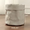 cache pot papier kraft - L - Gris - Dimensions