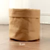 cache pot papier kraft - L - Marron - Dimensions