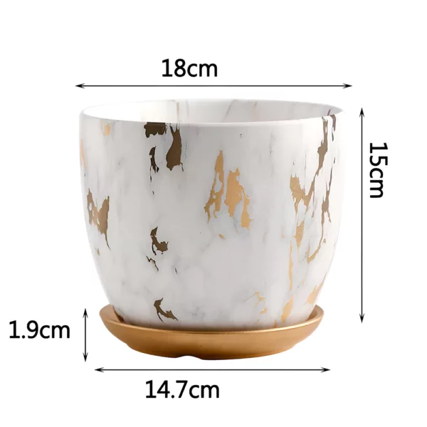 grand cache pot ceramique - Dimensions
